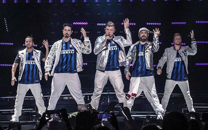 Backstreet Boys, omaggio all'Inter in concerto
