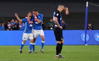 Crollo Inter al San Paolo: il Napoli domina 4-1