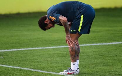 Neymar, l'infortunio al ginocchio non è grave