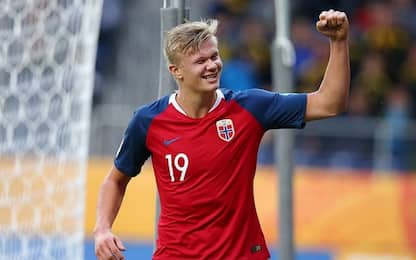 Norvegia U20, segna 9 gol: chi è Braut Haland