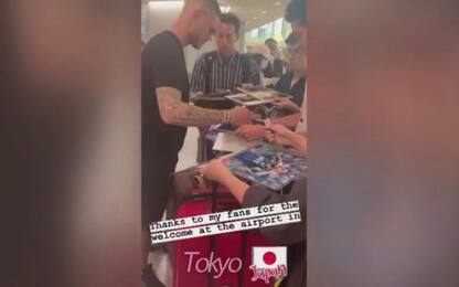 Icardi arriva in Giappone, che accoglienza! VIDEO