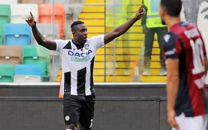 L'Udinese torna a vincere: col Bologna Okaka-gol