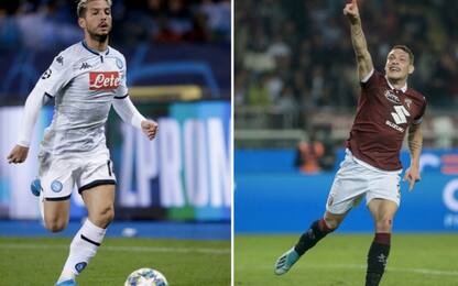 Probabili formazioni di Torino-Napoli