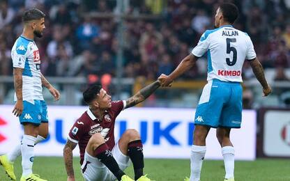 Il Napoli non passa contro un buon Toro, è 0-0
