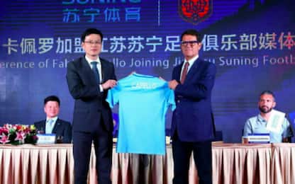 Capello: "Jiangsu come l'Inter: vogliamo vincere"