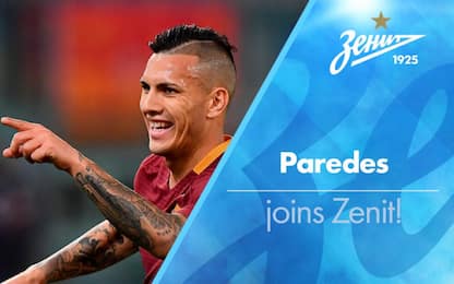 Paredes-Zenit, è ufficiale. Alla Roma 24 mln+3