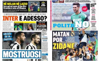 Il futuro delle deluse Inter e Napoli: la rassegna