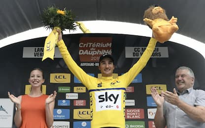 Giro del Delfinato, maglia gialla a Moscon (Sky)