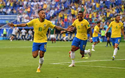 Neymar e Firmino: Messico ko e Brasile ai quarti