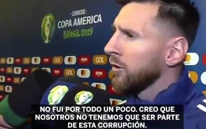 Messi: "Non facciamo parte di questa corruzione"