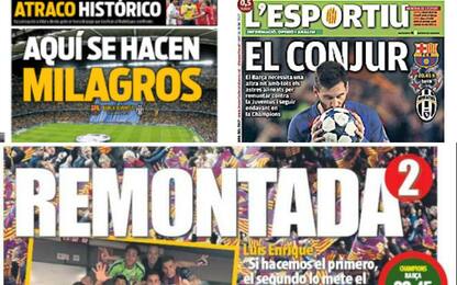Barcellona-Juventus: la rassegna stampa