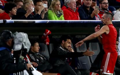 Ribery furioso dopo il cambio, il Bayern lo sgrida
