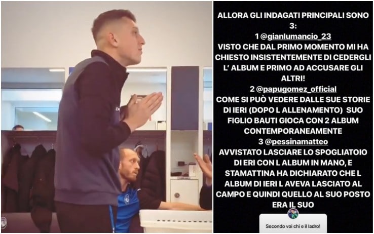 Atalanta, album delle figurine rubato: Gollini indaga su ...