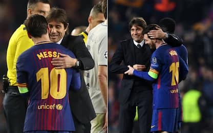 Conte e Messi, quanto affetto l'ultima volta! FOTO
