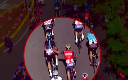 Giro d'Italia, J. Moreno espulso per scorrettezza