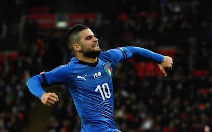 L'Italia riparte da Insigne: 1-1 con l'Inghilterra