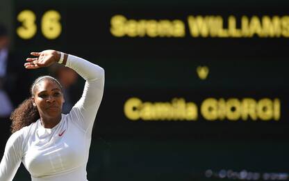 Wimbledon: Giorgi lotta, Serena in semifinale