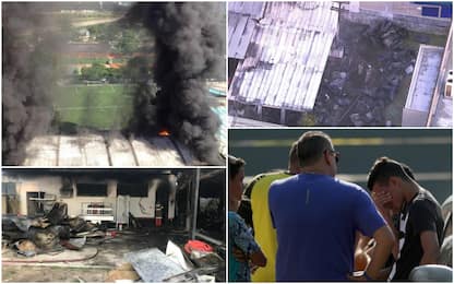 Flamengo, incendio al centro sportivo: 10 morti