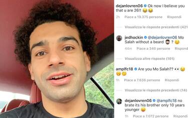Salah, nuovo look. E i compagni lo sfottono