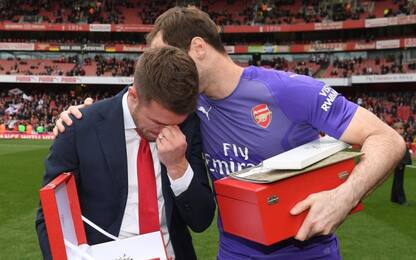 Ramsey saluta l'Arsenal in lacrime. VIDEO