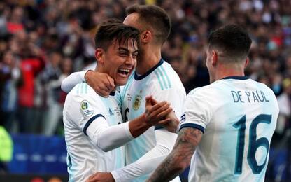 L'Argentina si gode Dybala: primo gol 'ufficiale'