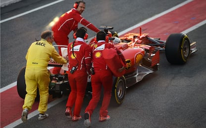 Test F1: vola Bottas, Vettel super ma poi ferma