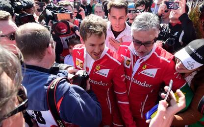 Ferrari, Vettel: "Le prestazioni? E' presto"