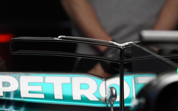 GP Cina 2017 - dettaglio T-Wing Mercedes (foto: Sutton)