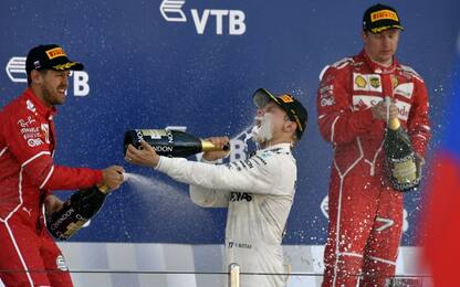 GP Russia, vince Bottas. 2° Vettel, 3° Raikkonen