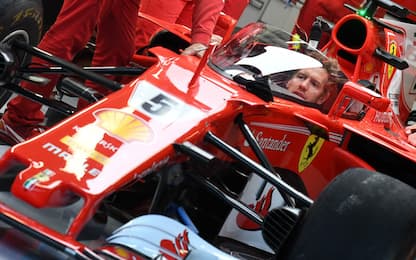 Silverstone, la Ferrari in pista con lo scudo