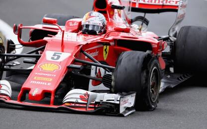 Pirelli: "Foratura lenta ha frenato Vettel"
