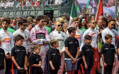 F1 senza ombrelline, al loro posto i Grid Kids