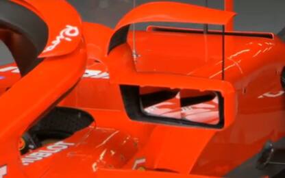 Ferrari, la novità: specchietti spostati sull'Halo