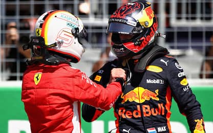 Vettel promuove la Ferrari, ma Verstappen è vicino
