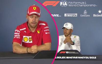 Vettel stupisce Hamilton: prende al volo una mosca