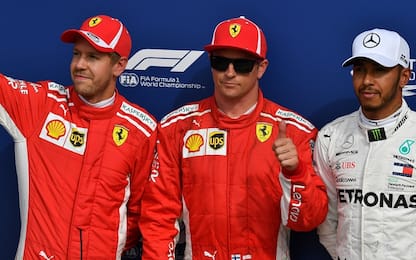 Rossa per la storia: a Monza prima fila Ferrari