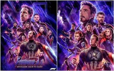 Avengers e piloti, i supereroi della Formula 1