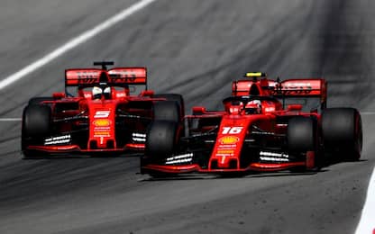 Libere, doppietta Ferrari: 1° Leclerc, 2° Vettel