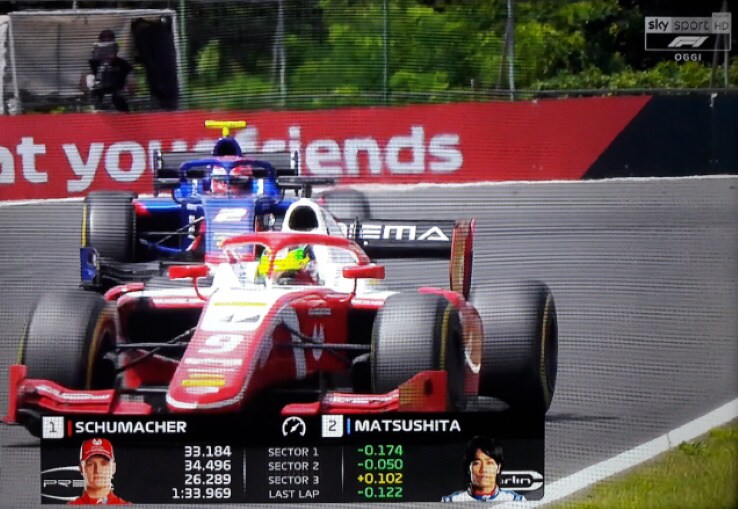 Mick Schumacher lotta con Matsushita mick schumacher