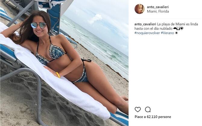 picture Antonella Cavalieri Ciro Immobile Wife social summer 2017 calcio amore e