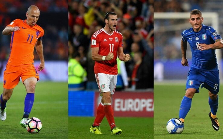 Robben, Bale, Verratti (GettyImages) Robben, Bale, Verratti (GettyImages)