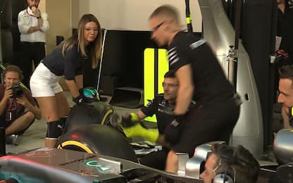 Mercedes, pit stop perfetto con Federica Masolin