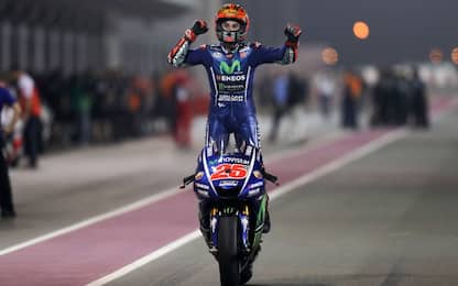 MotoGP, in Qatar vince Vinales. Dovi 2°, Rossi 3°