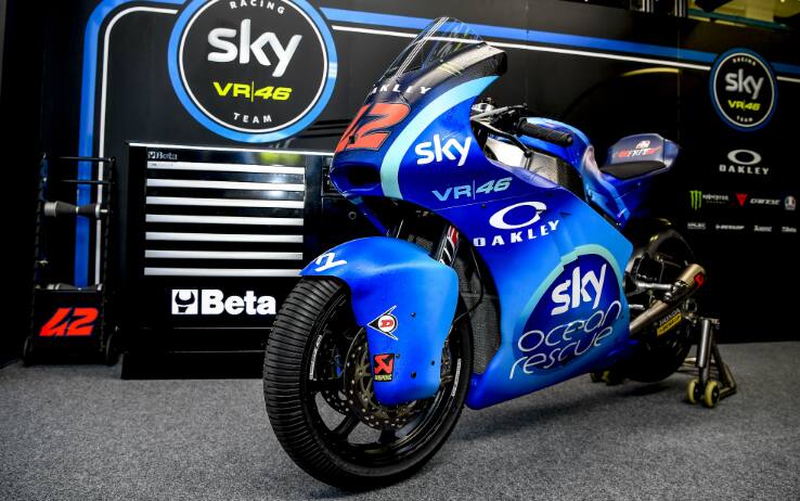 Misano, lo Sky Racing Team VR46 svela la livrea Sky Ocean Rescue | Sky ...