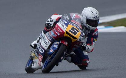 Moto3, GP Giappone: tripletta italiana nel diluvio