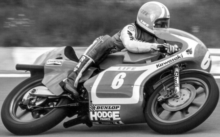 Kork Ballington con la Kawasaki KR500