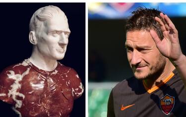 Totti "imperatore": ecco il suo busto in marmo
