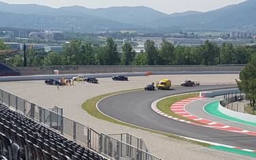 Test MotoGP, fulmine Vinales. Rabat, brutta caduta