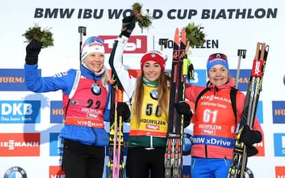 Biathlon, super Wierer a Hochfilzen: sua la sprint
