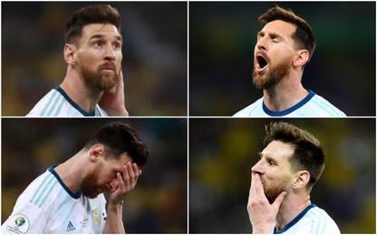 Furia Messi contro l'arbitro: "C'erano due rigori"